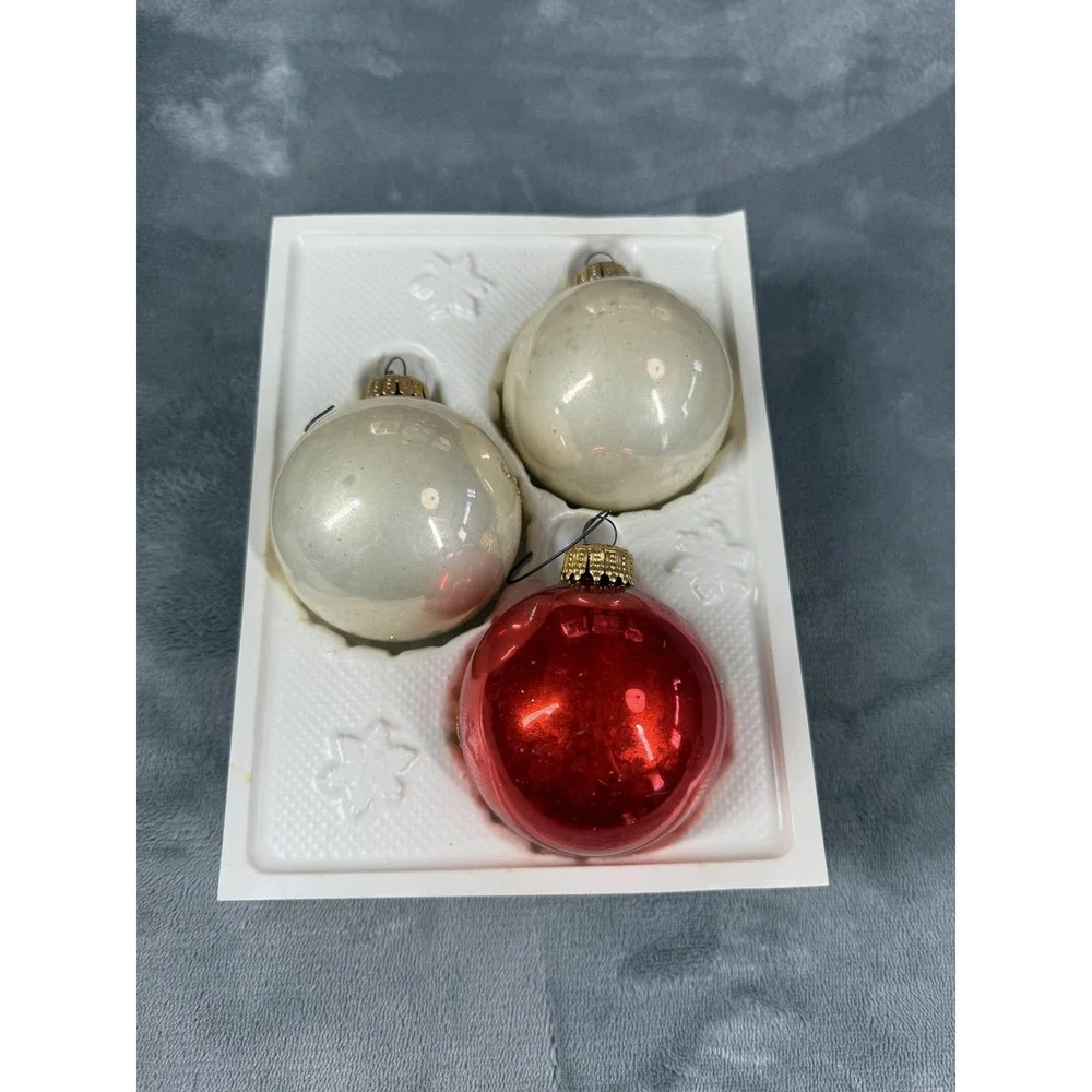 Vintage Tradition Glass Christmas Tree Ornaments Angels Set of 3‎ West Germany